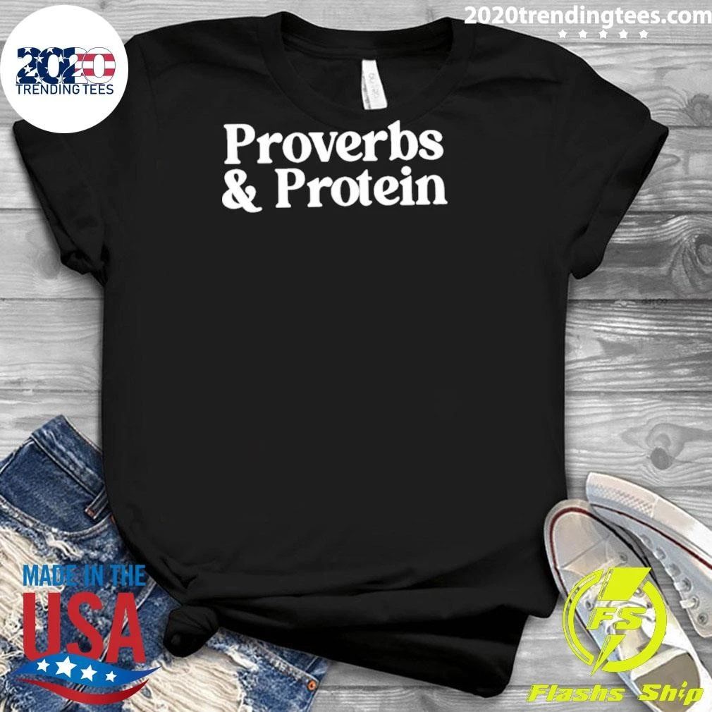Proverbs & Protein Fitness Faith Gym Shirt