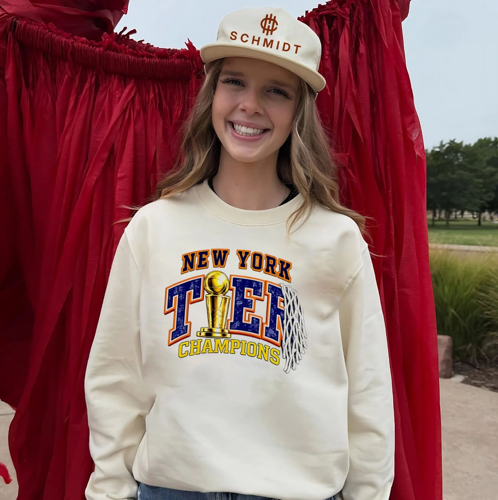 New York Tier Champions championship trophy shirt