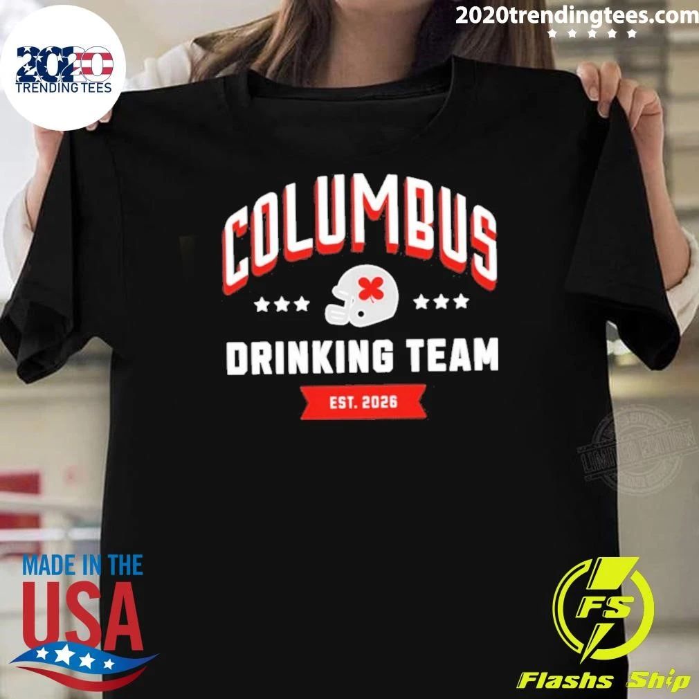 Columbus Drinking Team Est 2026 Football 2206 Shirt