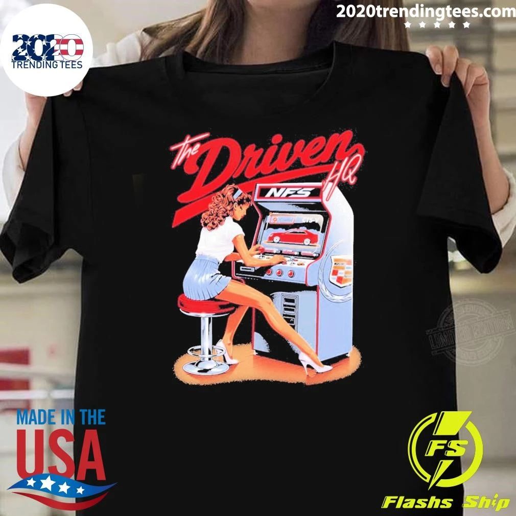 The Driven HQ NFS Need For Speed Arcade Retro Gaming Girl Shirt