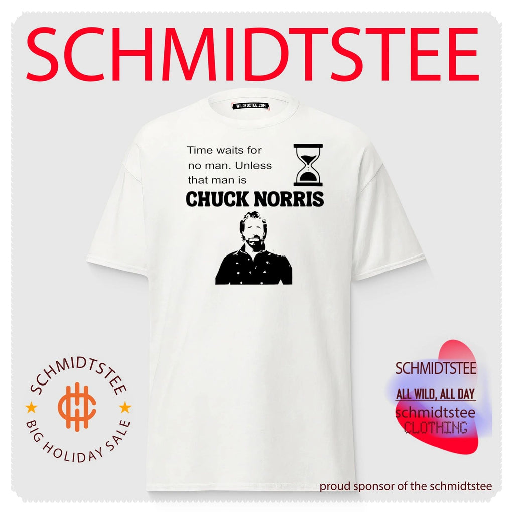 Time Waits for No Man Unless That Man Is Chuck Norris shirt