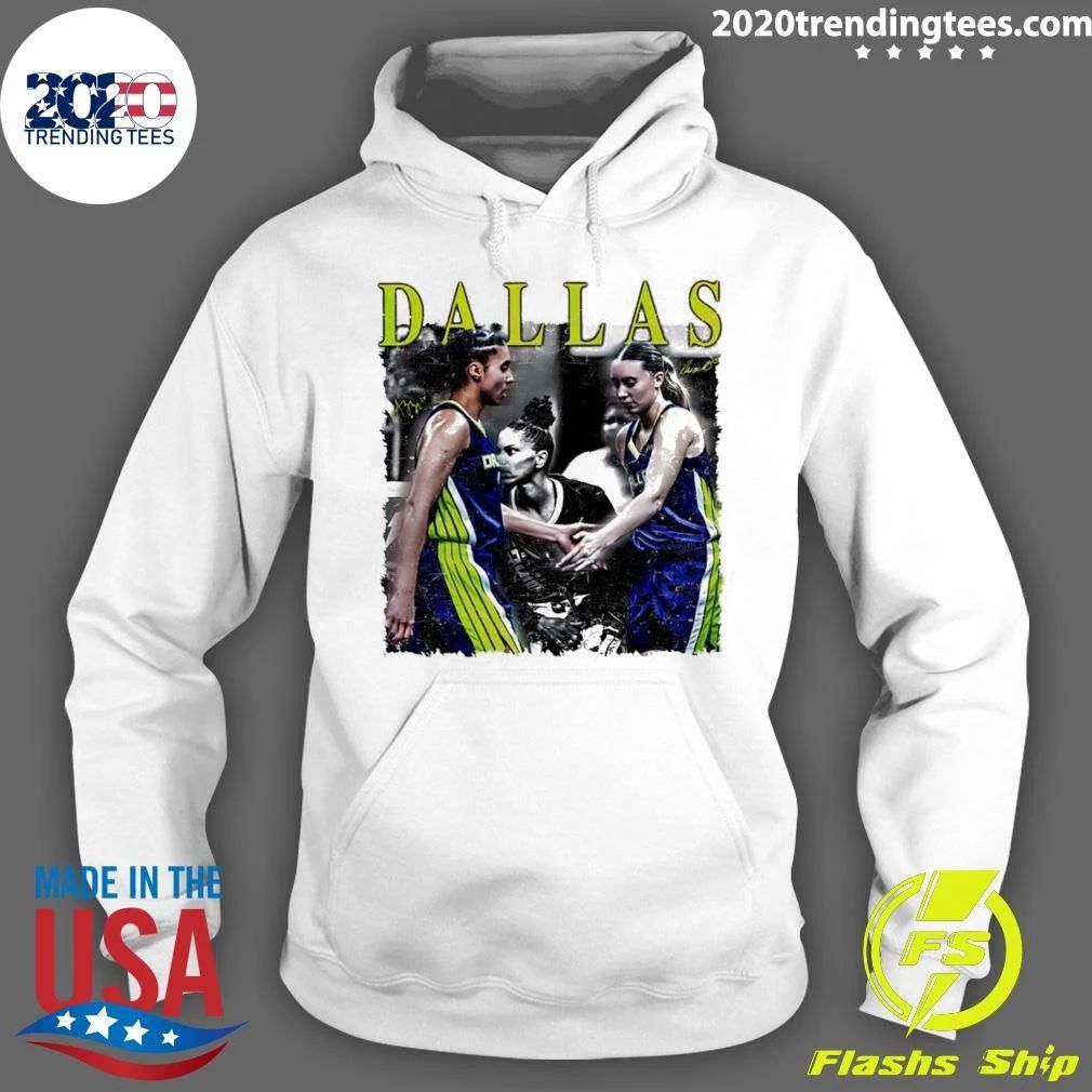 Azzi Fudd And Paige Bueckers Dallas Wings Basketball Wnba 2026 Signatures Shirt