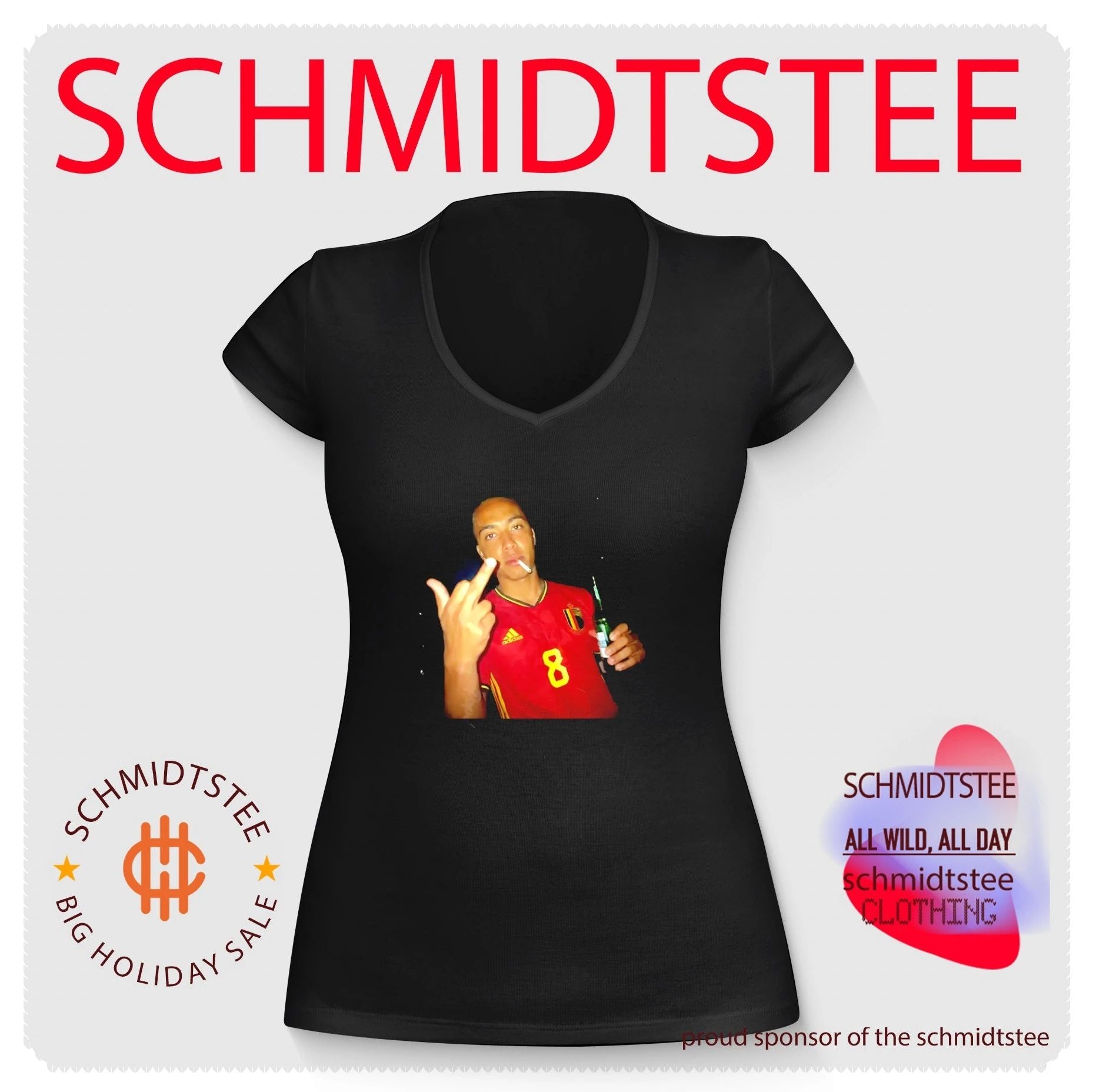 Youri Tielemans Belgium National Football Team middle finger shirt