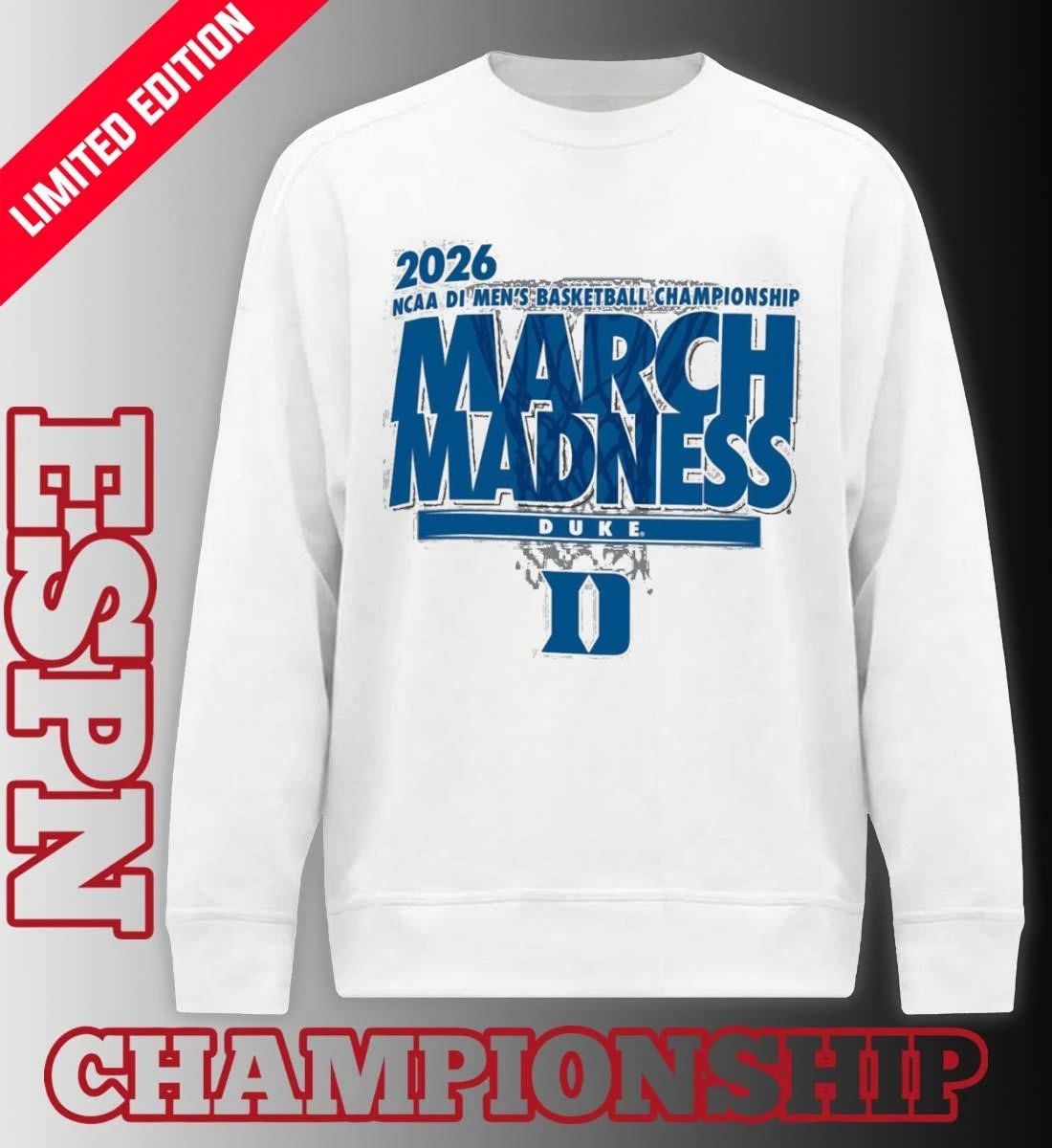 Duke Men’s Basketball Single Team NCAA March Madness Shirt