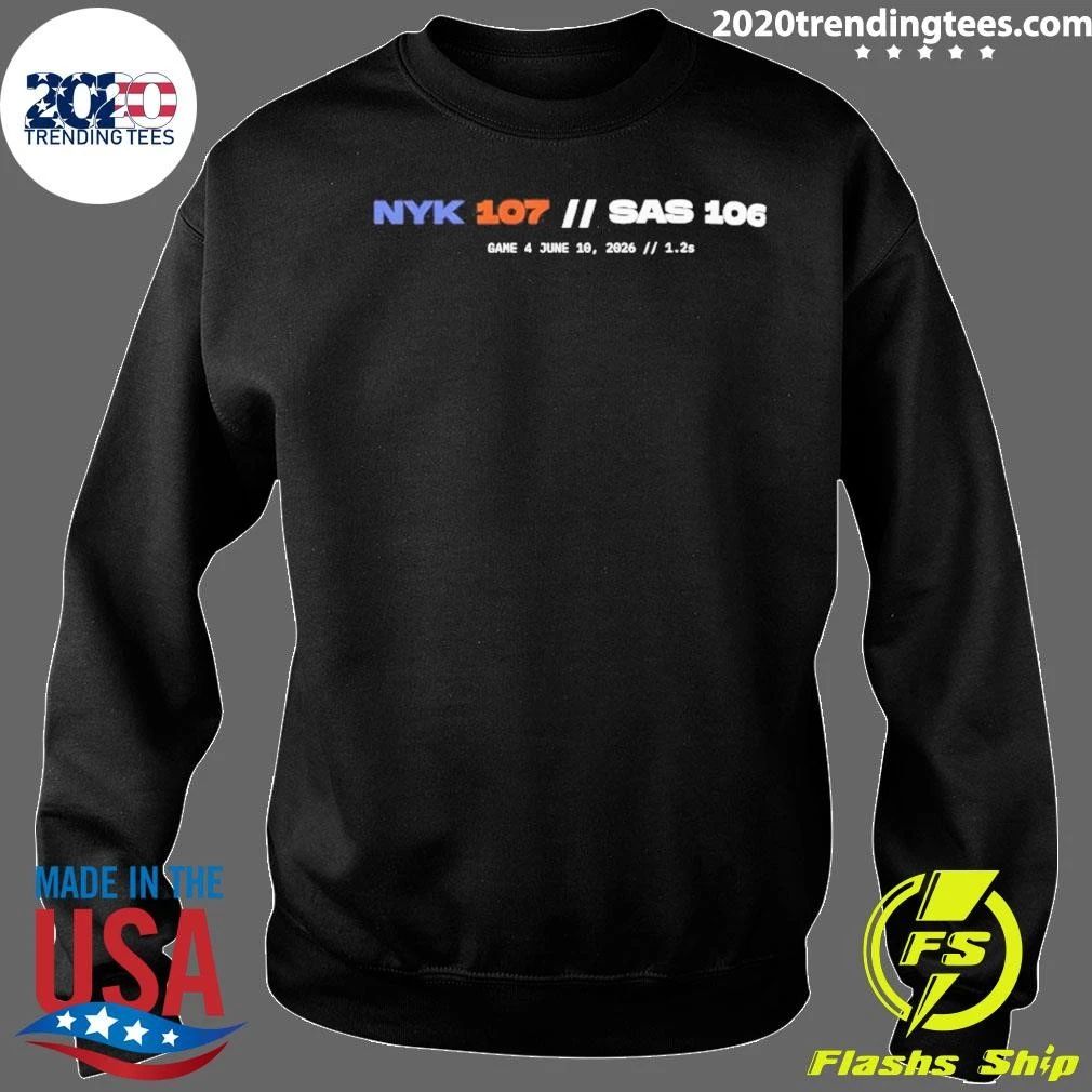 Og Anunoby Nyk 107 106 Sas Basketball Championship Greatest Nba Playoffs Game 4 Shirt