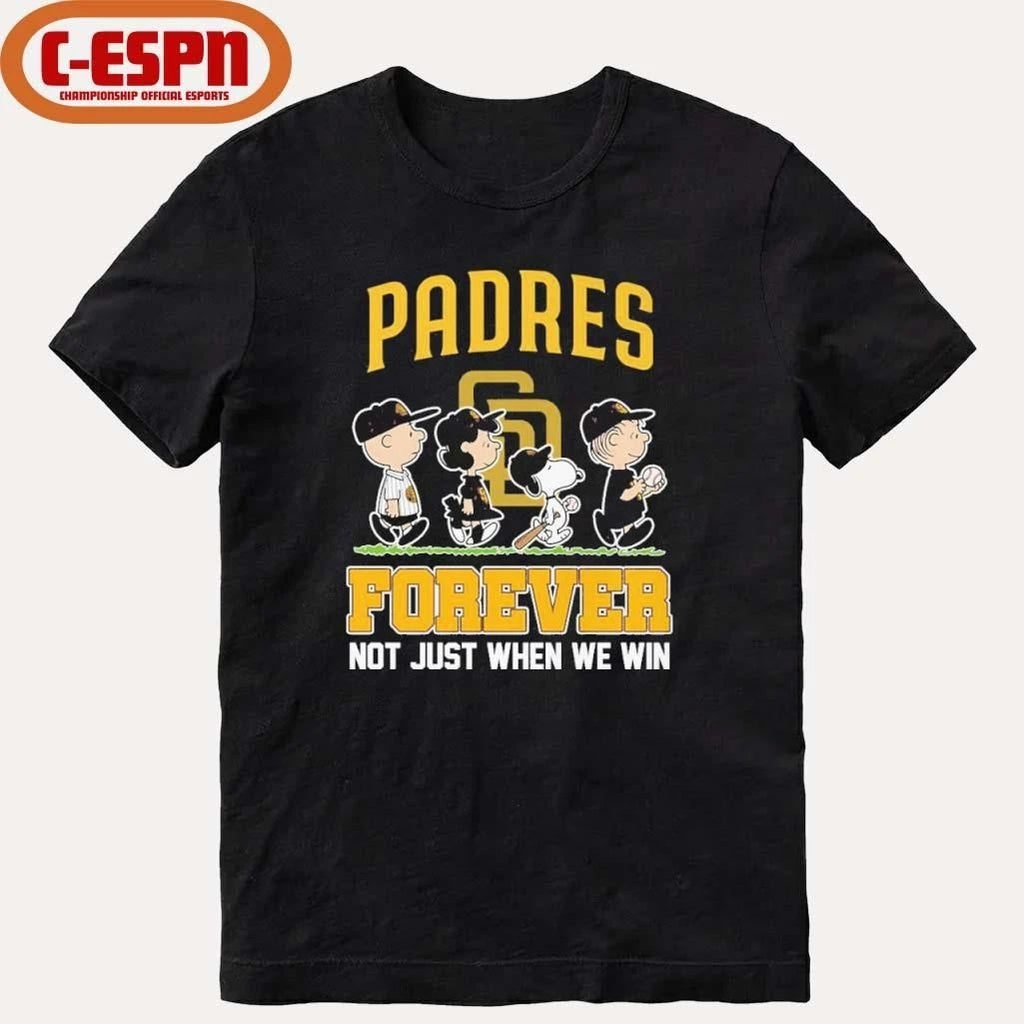 The Peanuts Characters Forever X San Diego Padres Shirt