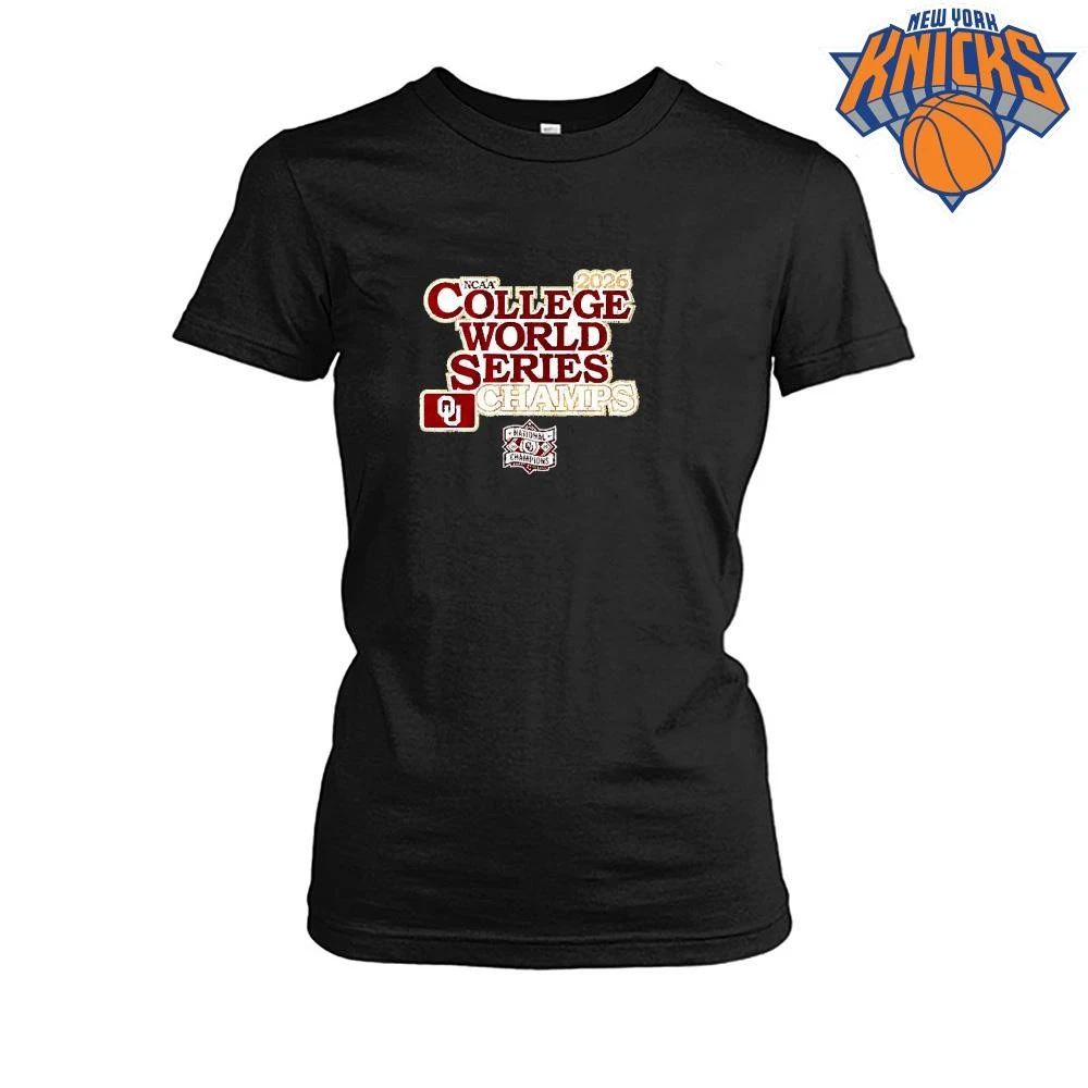 Oklahoma Sooners Baseball 2026 National Champions shirt