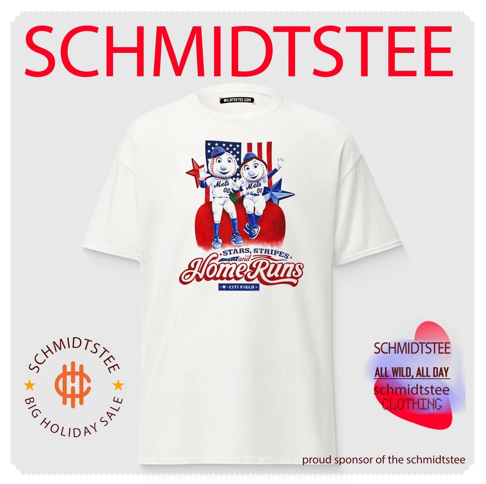 New York Mets Stars Stripes And Home Runs Shirt