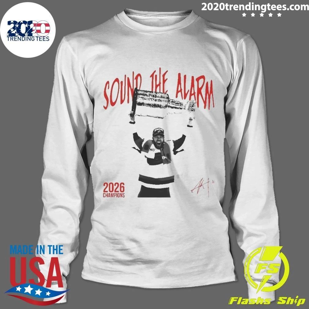 Carolina Hurricanes Stanley Cup Sound The Alarm 2026 Champions Shirt