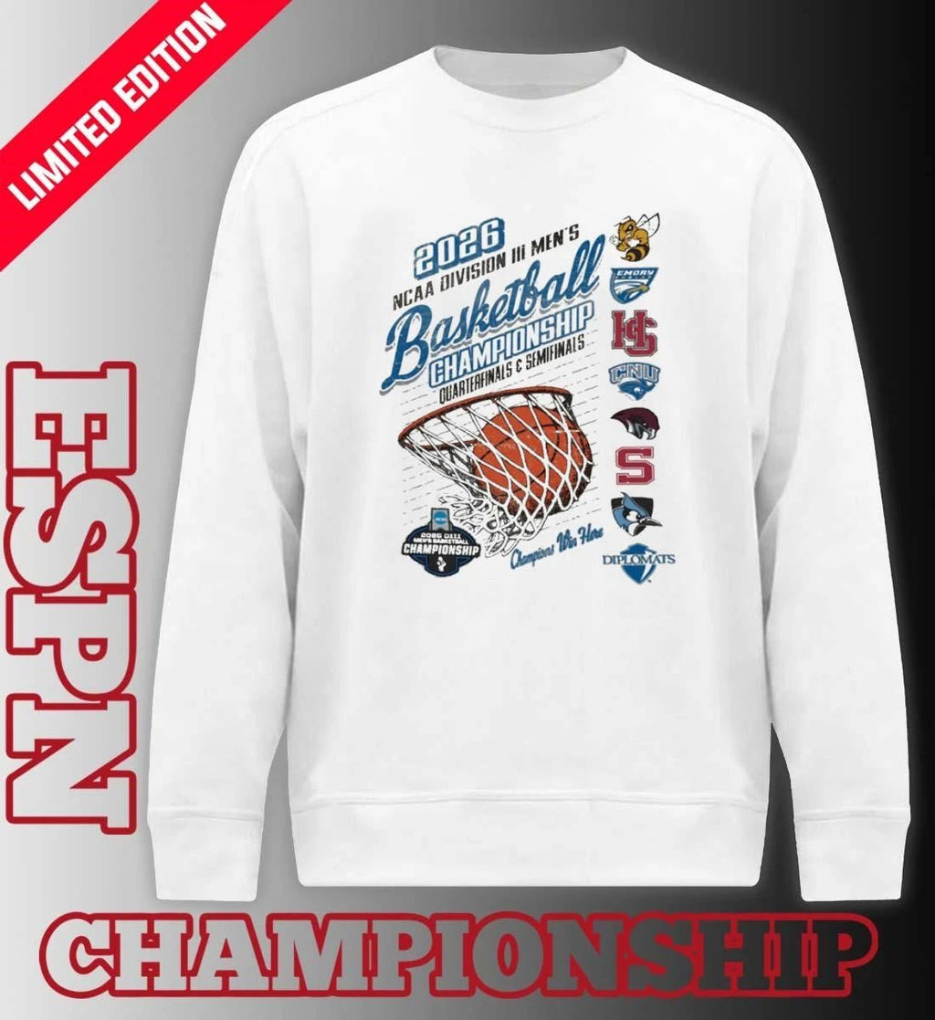 2026 NCAA Division III Men’s Basketball Quarterfinals, Semifinals T-Shirt