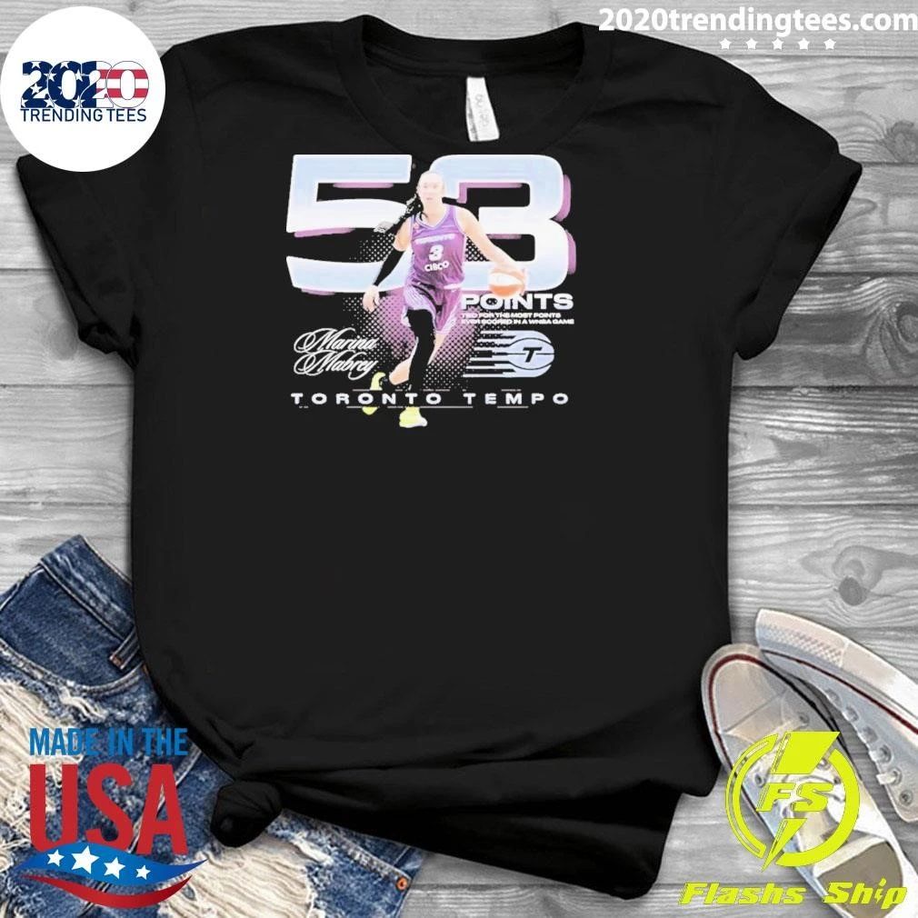 Toronto and Tempo Marina Mabrey 53 Points Shirt