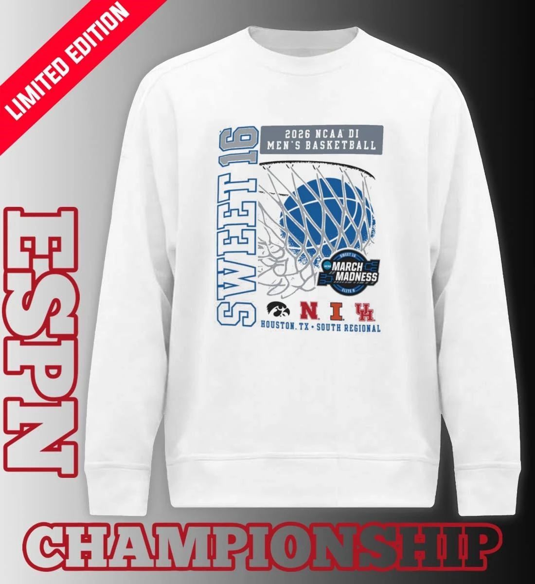 Sweet 16 NCAA DI Men’s Basketball Tournament 2026 South Regional T-Shirt