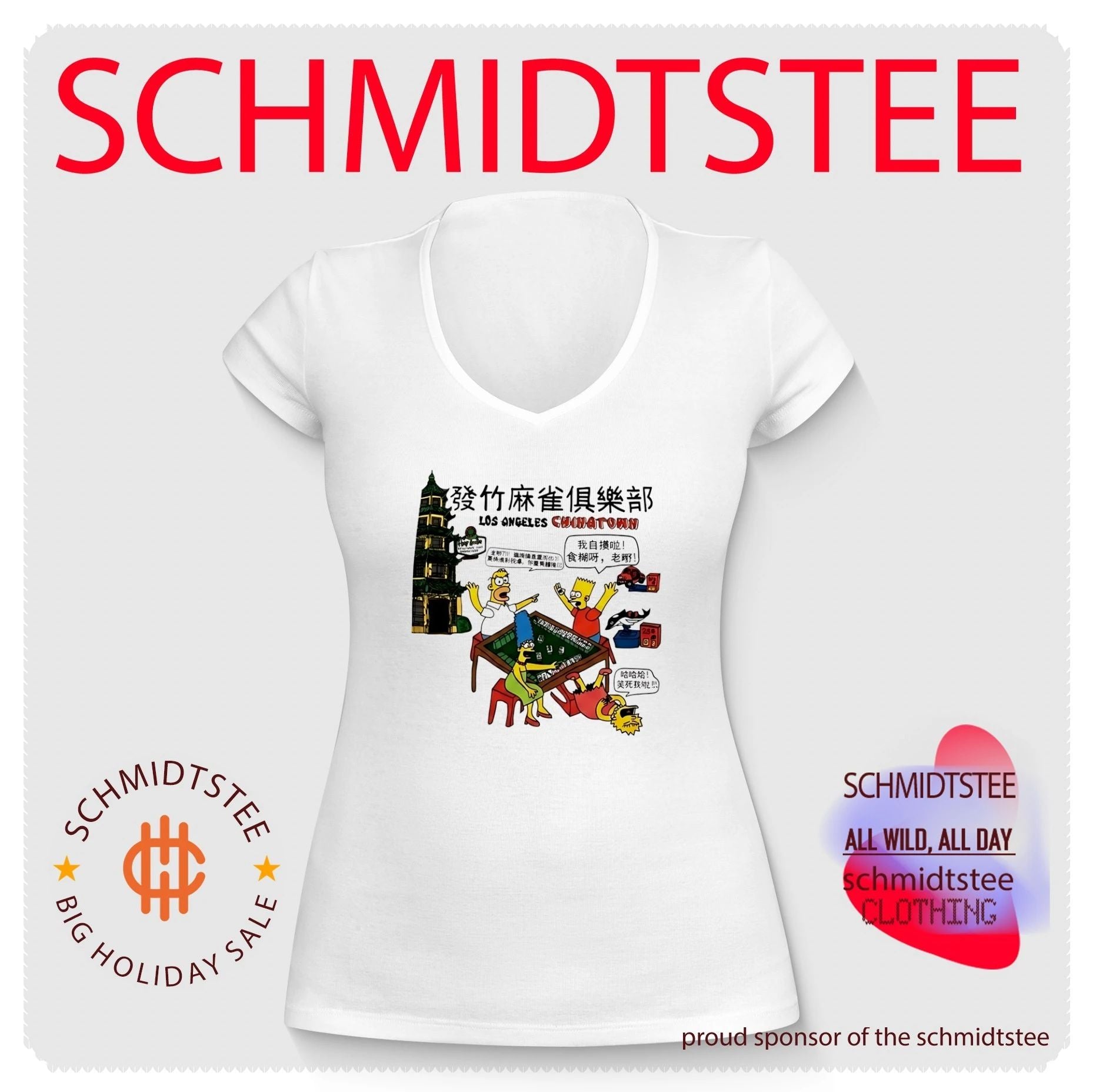 Simpsons Los Angeles Chinatown Shirt