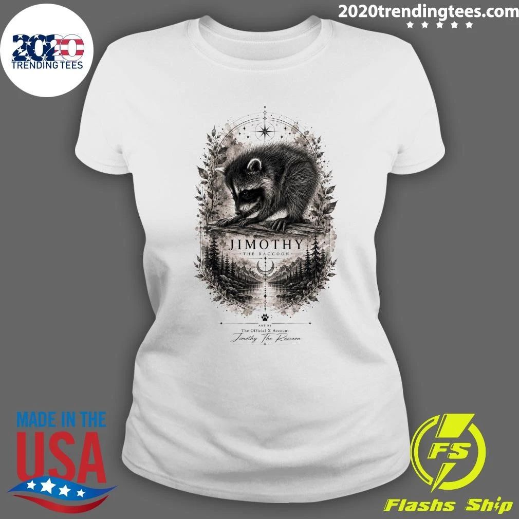 Jimothy The Raccoon Art By The Official x Account Jimothy The Raccoon Shirt
