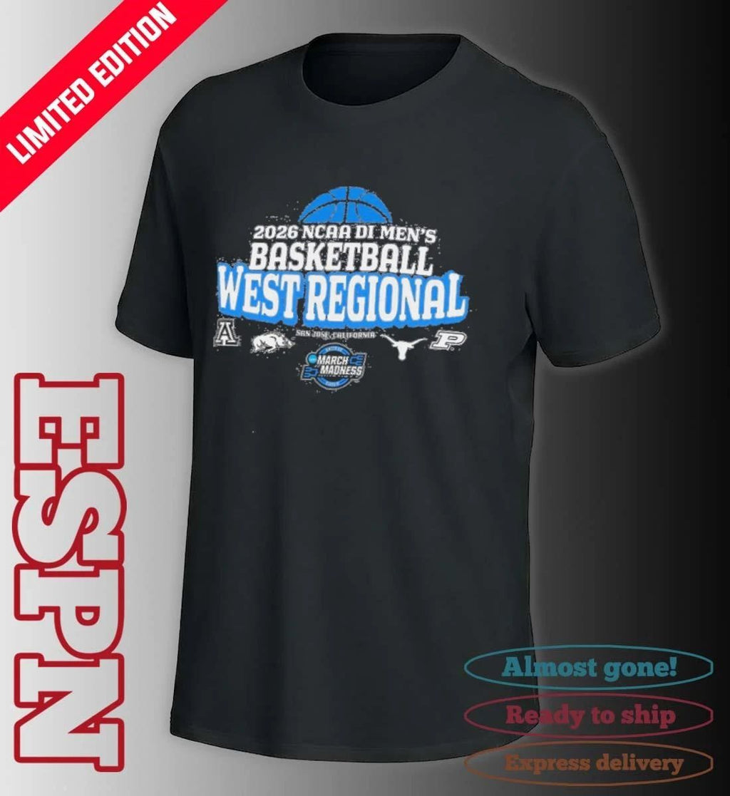 2026 NCAA DI Men’s Basketball Tournament Sweet Sixteen – San Jose, CA Shirt