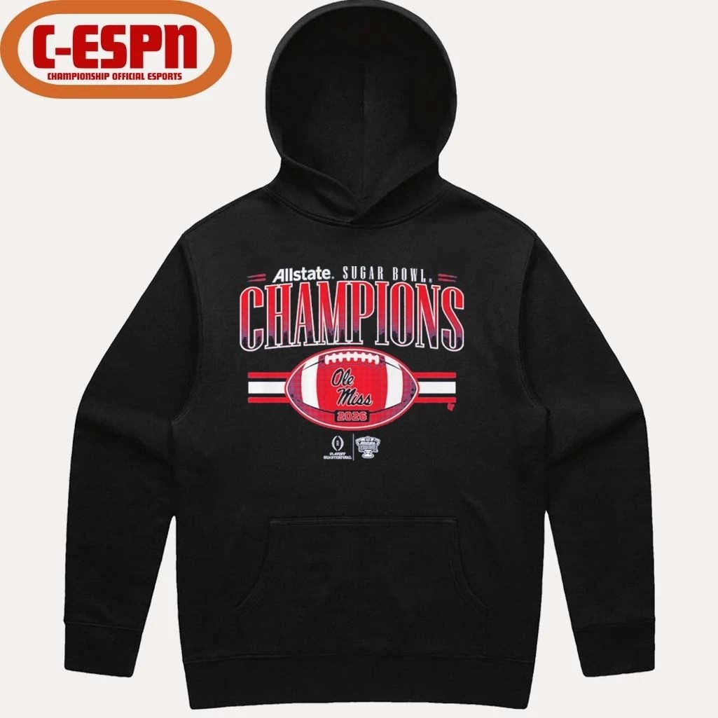 Ole Miss Football CFP Sugar Bowl Champions Shirt