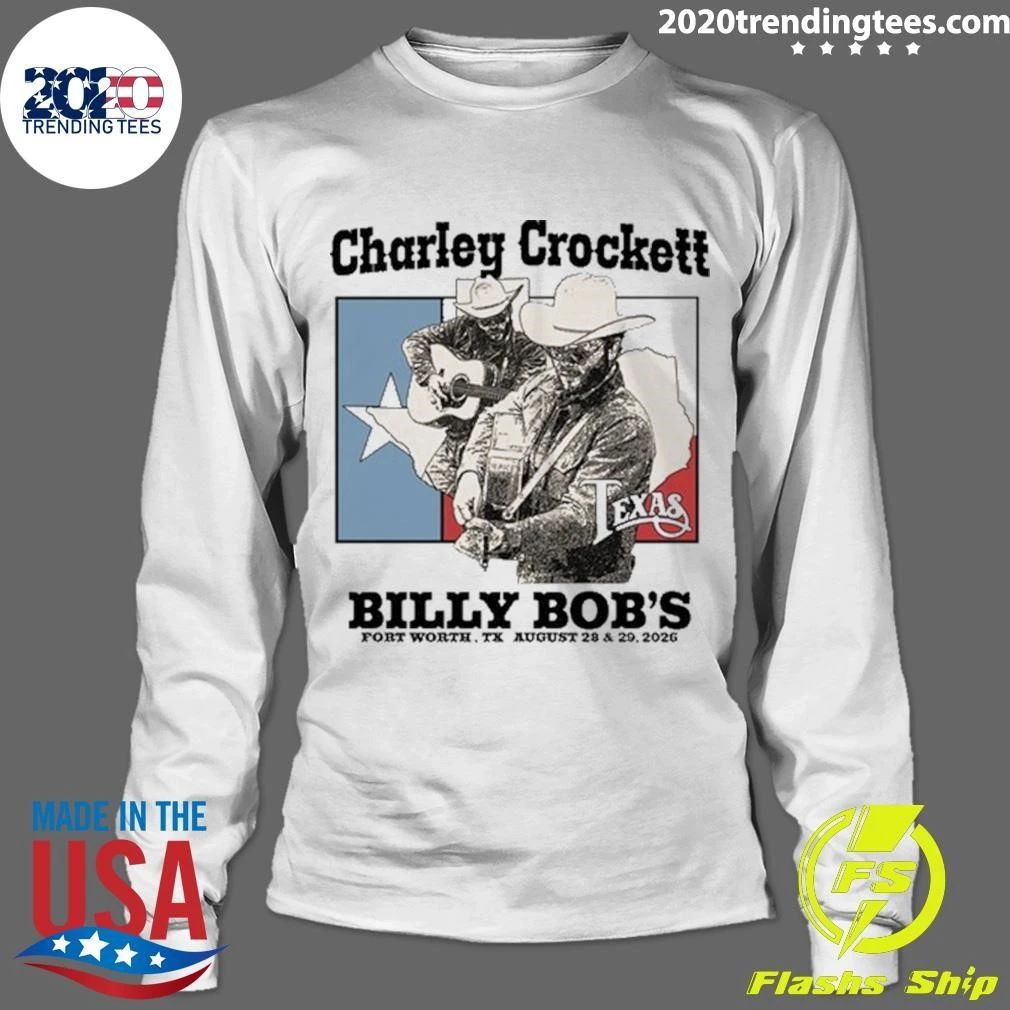 Charley Crockett Fort Worth Billy Bob’s Texas August 28-29 2026 Shirt