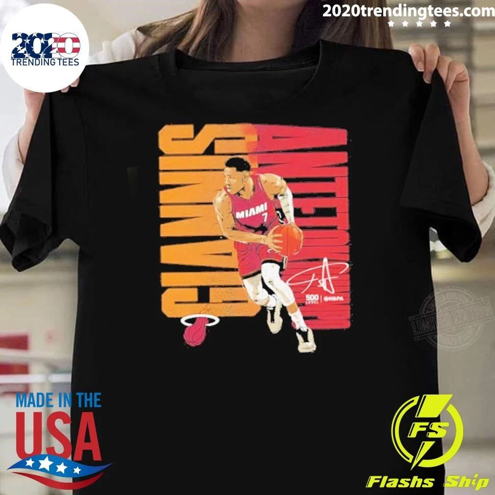 Giannis Antetokounmpo Miami Heat Nba Basketball Signature Shirt
