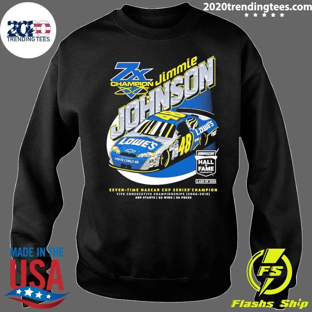 Checkered Flag Sports Jimmie Johnson NASCAR Hall of Fame Class of 2026 Shirt