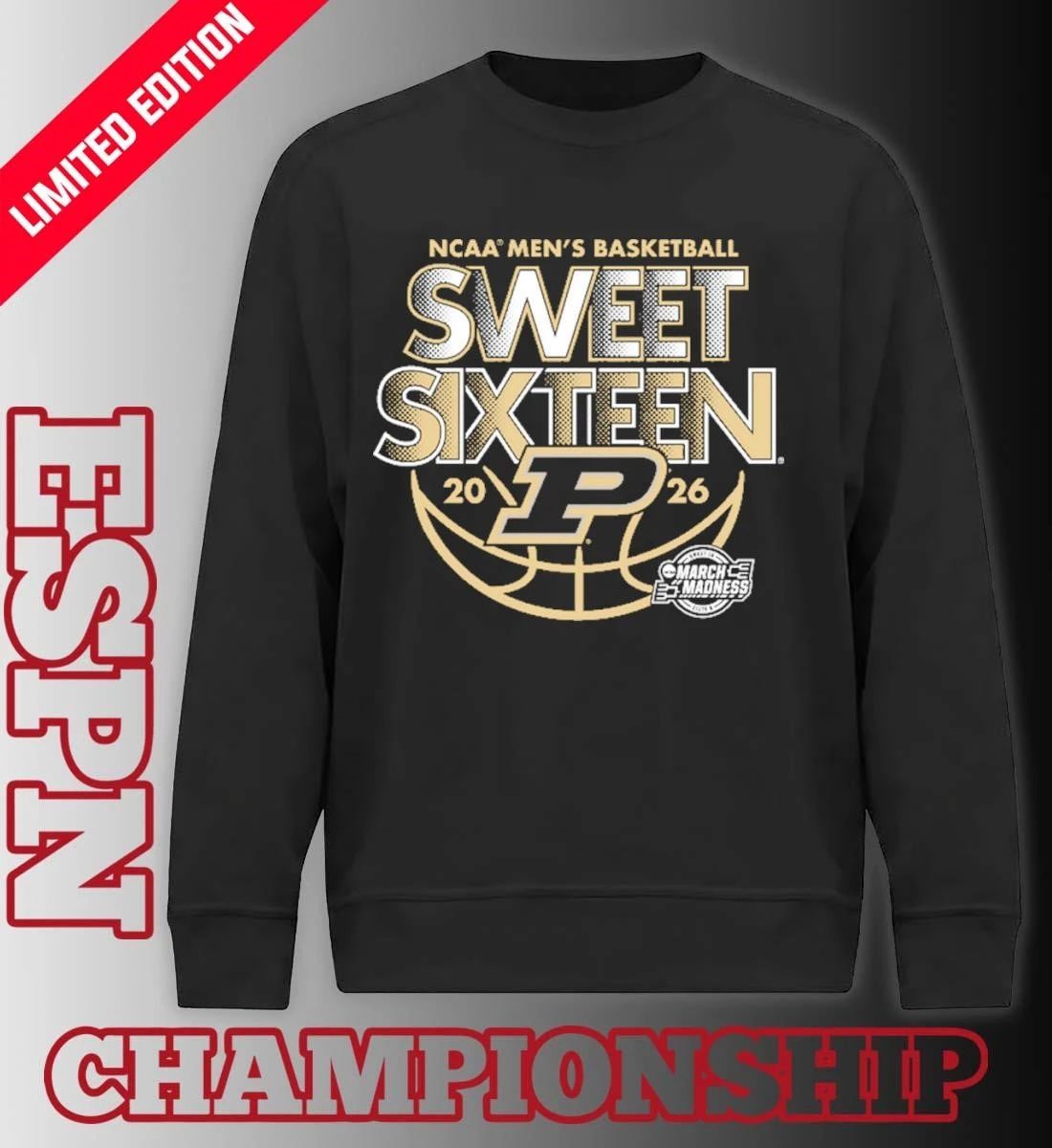 Sweet Sixteen 2026 Purdue Men’s Basketball Shirt