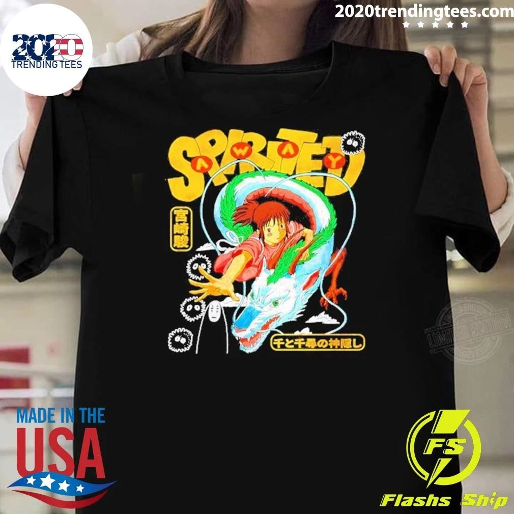 Spirited Away Chihiro And Haku Dragon Shirt