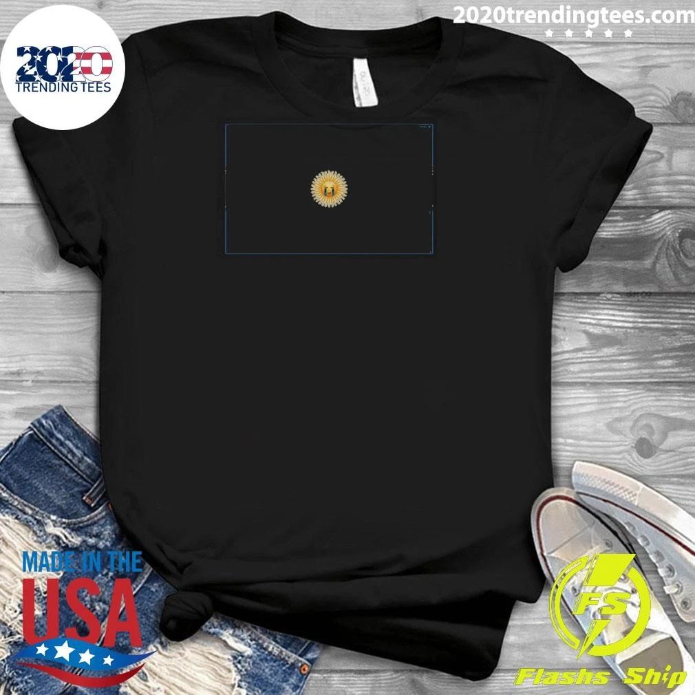 Crying Icon Sun Argentina Soccer World Cup 2026 Flag Shirt