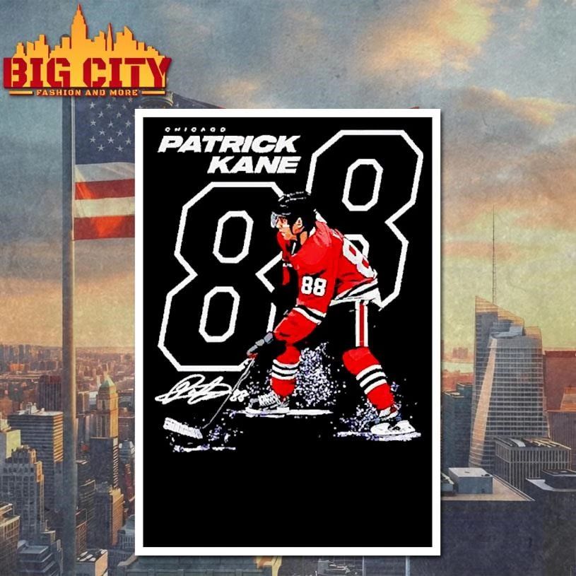 Patrick Kane number 88 Chicago Blackhawks ice hockey signature Graphic T Shirt