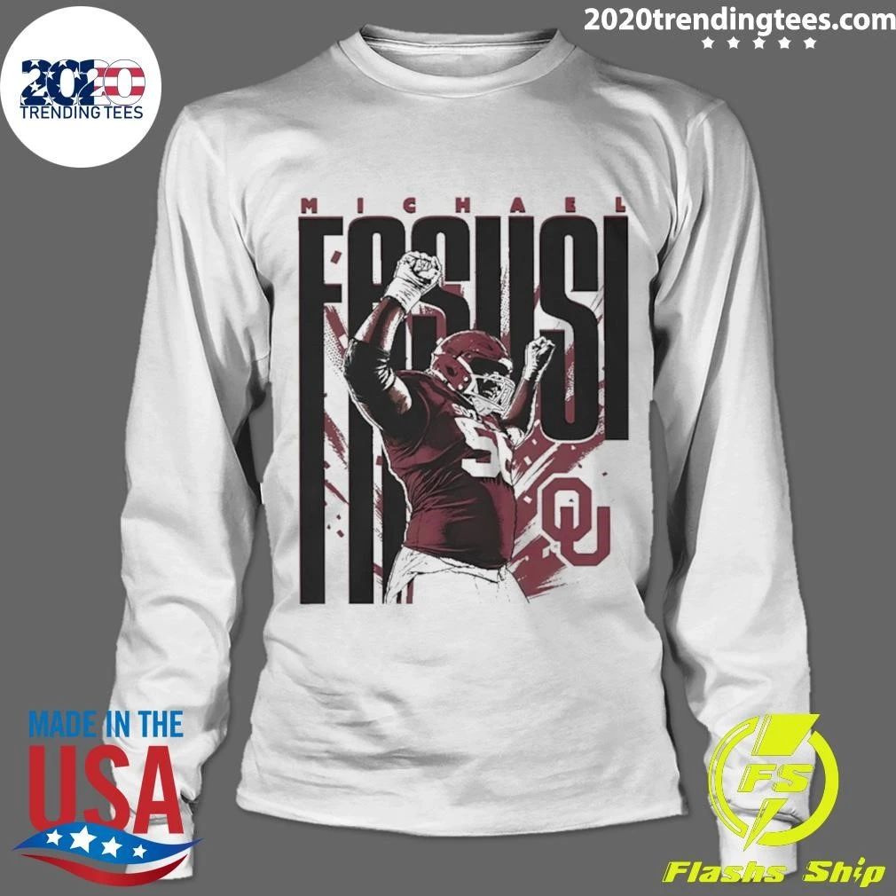 Michael Fasusi Oklahoma Sooners Ncaa Player Graphic Shirt