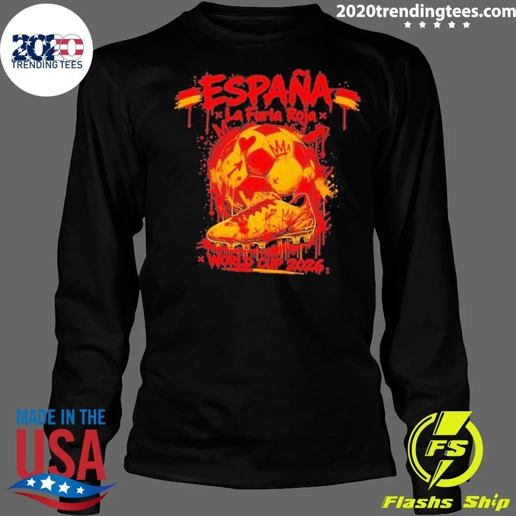 Espana La Furia Roja Spain Soccer World Cup 2026 Shirt
