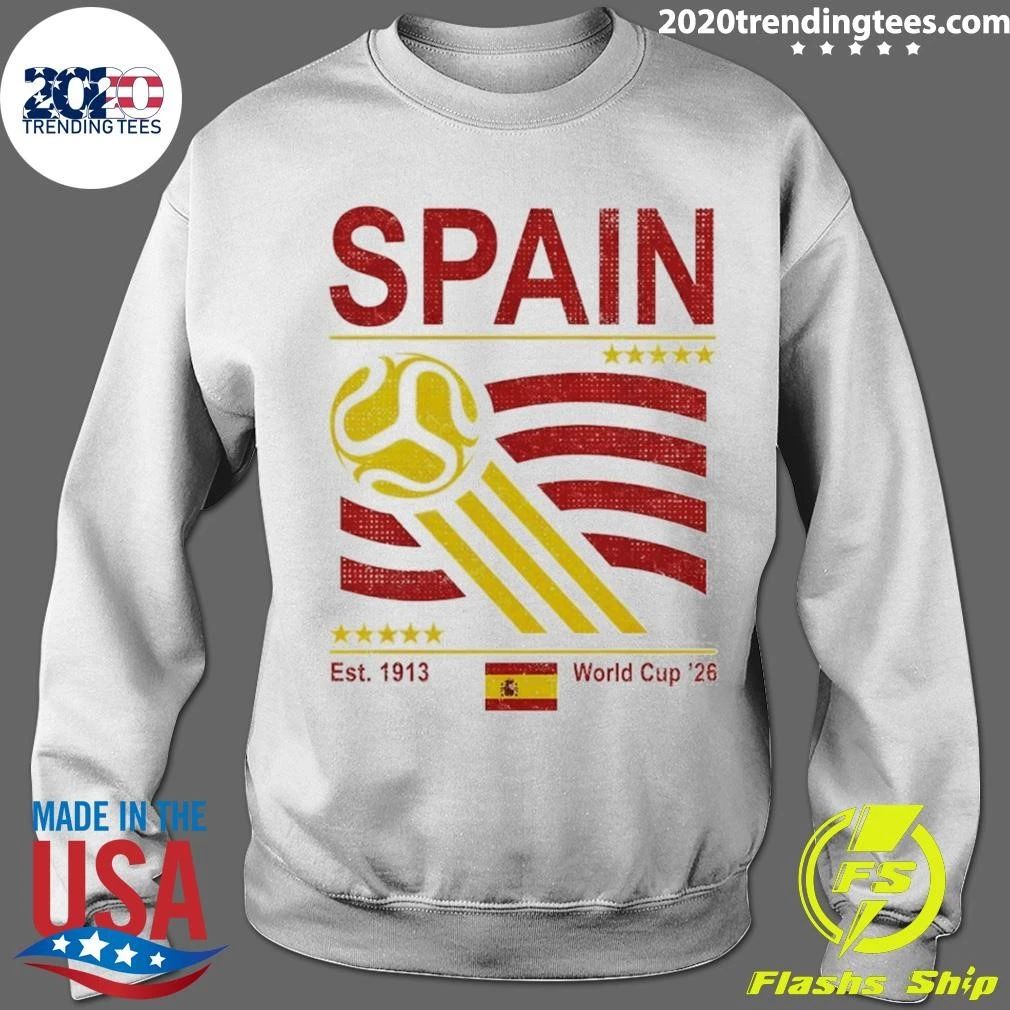 Spain Soccer Est 1913 World Cup 2026 Spain Flag Shirt