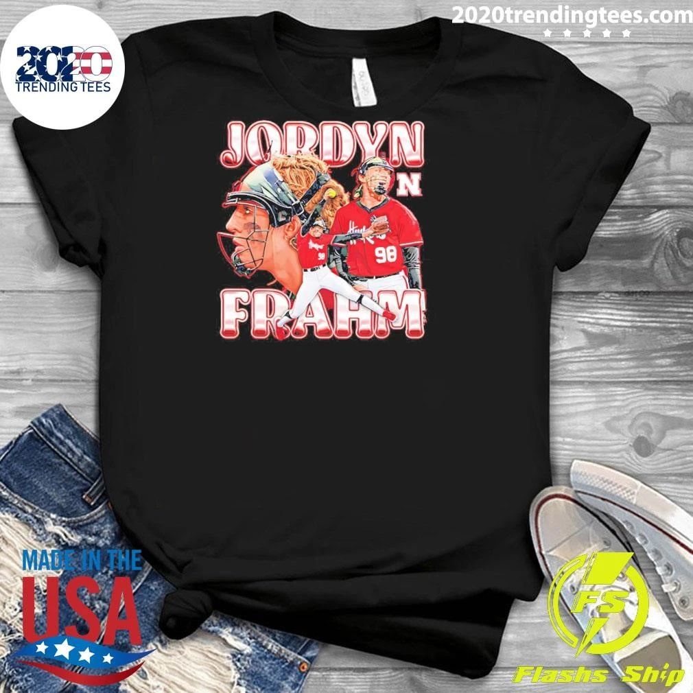 Jordyn Frahm Nebraska Cornhuskers Softball Collage Shirt