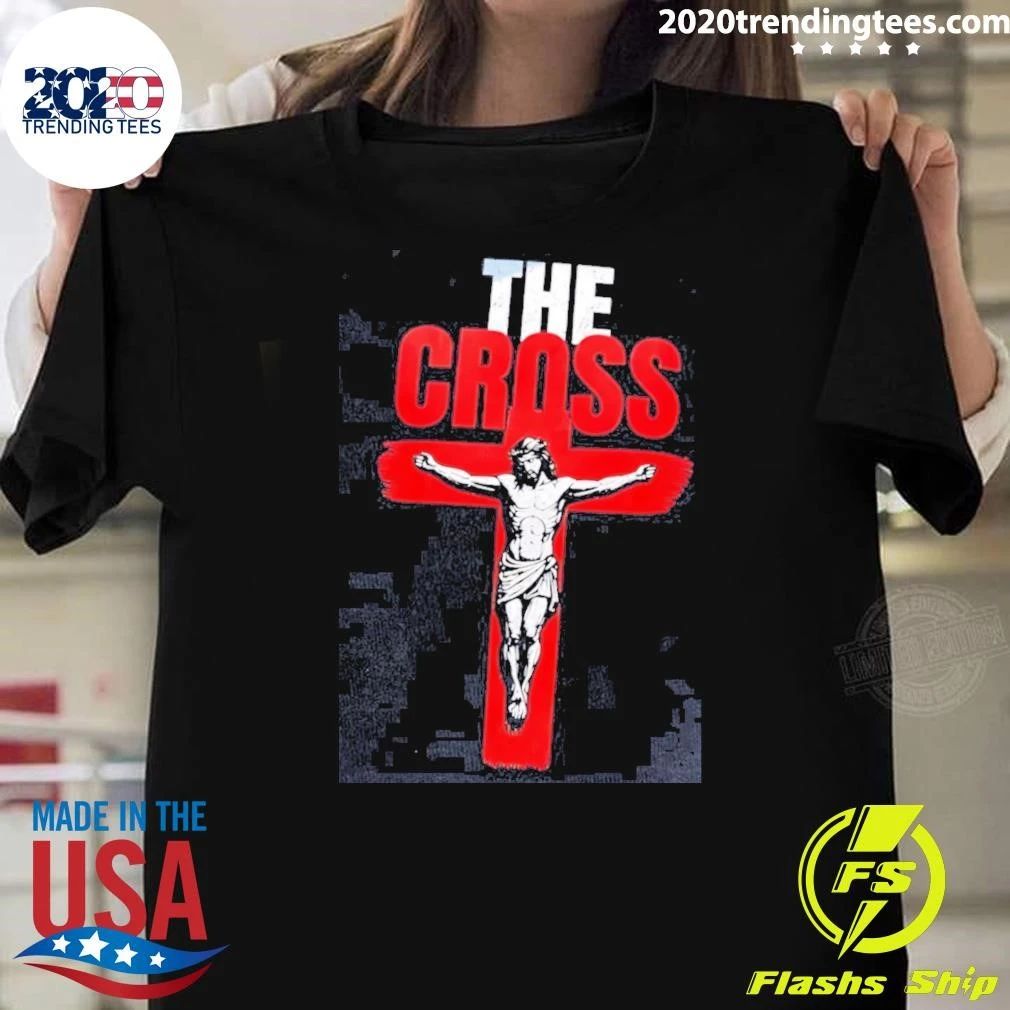 Jesus On The Cross Illustrated Shirt
