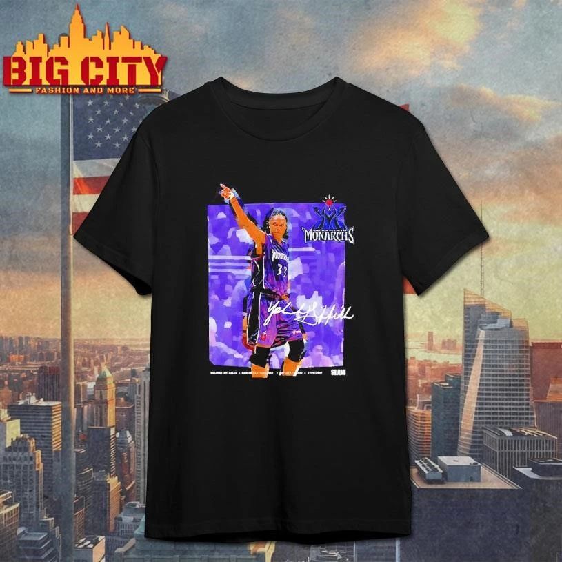 Yolanda Griffith Sacramento Monarchs Signature SLAM Signature SHIRT