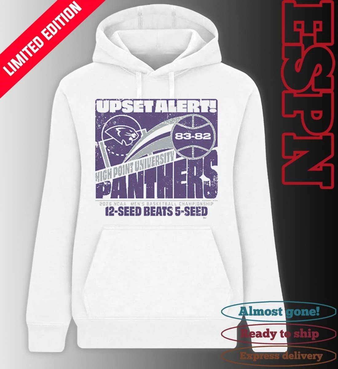 High Point Panthers Men’s Basketball 2026 March Madness Upset Alert Shirt
