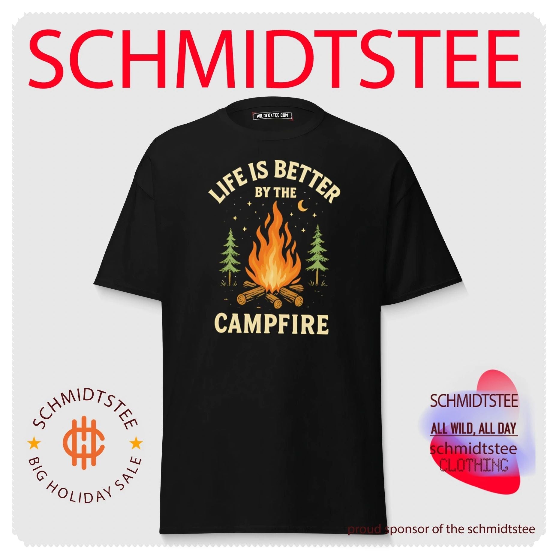 Life is better by the campfire vintage shirt