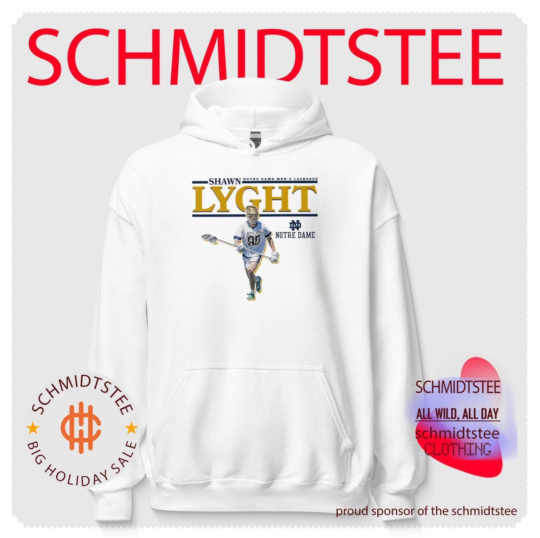 Shawn Lyght Notre Dame Men’s Lacrosse Fighting Irish shirt