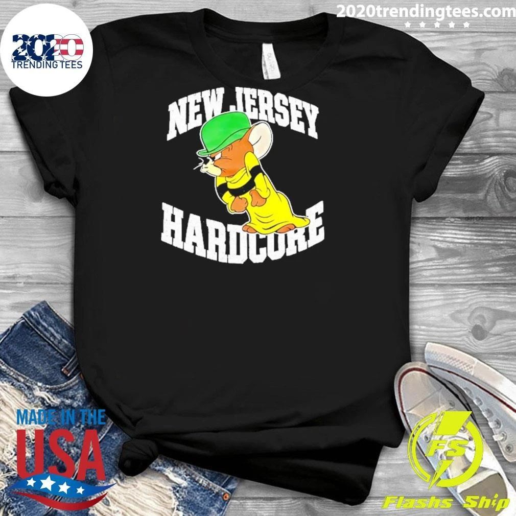 New Jersey Hardcore Jerry Mouse Cartoon Shirt