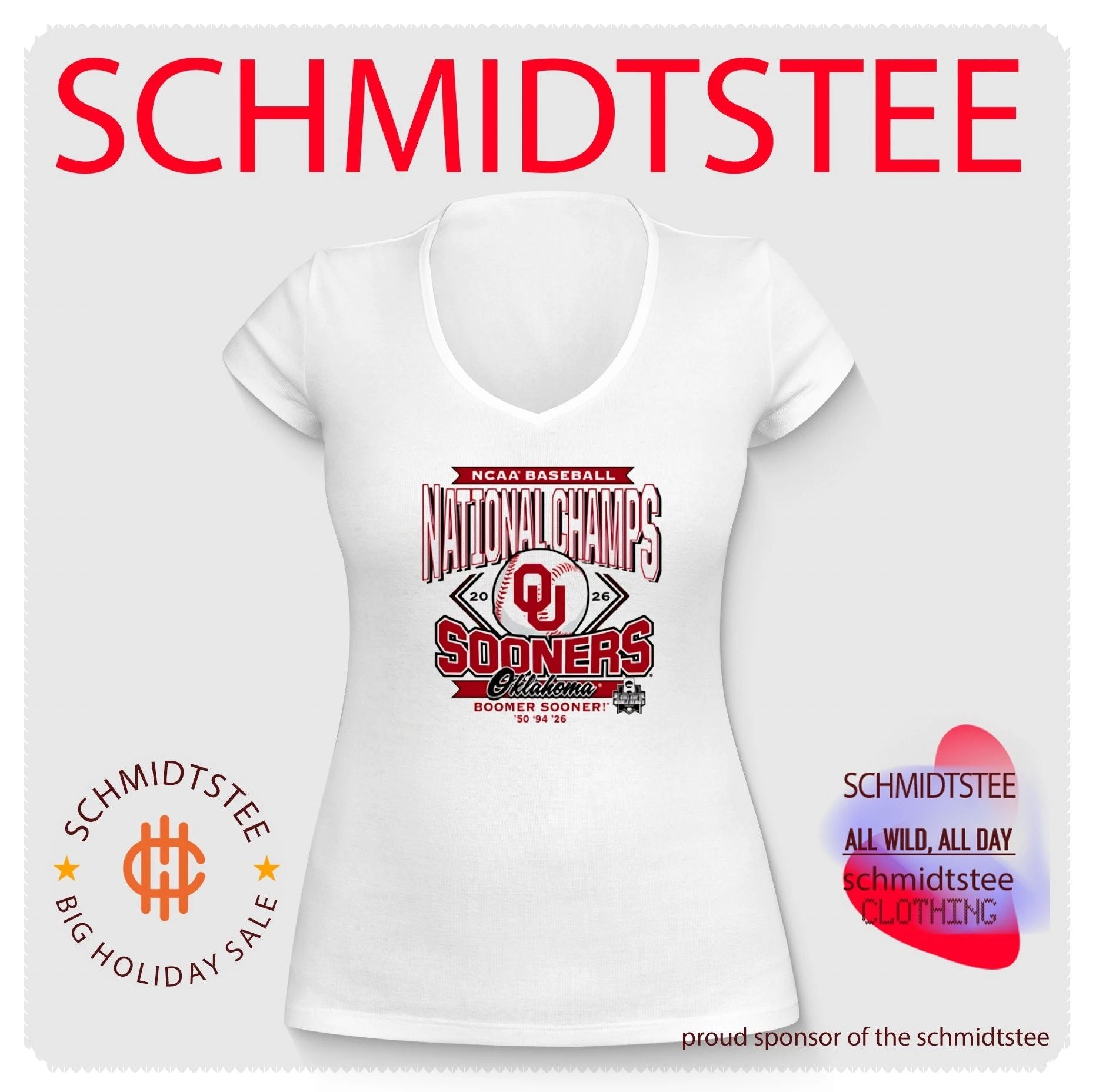 Oklahoma Sooners NCAA Baseball National Champions 1950 1994 2026 shirt
