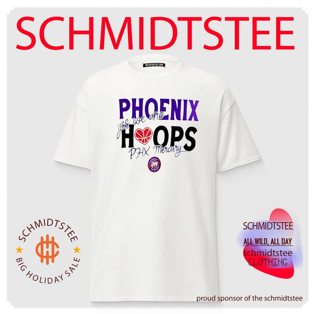 Phoenix Mercury WNBA Hoops yes we are logo shirt