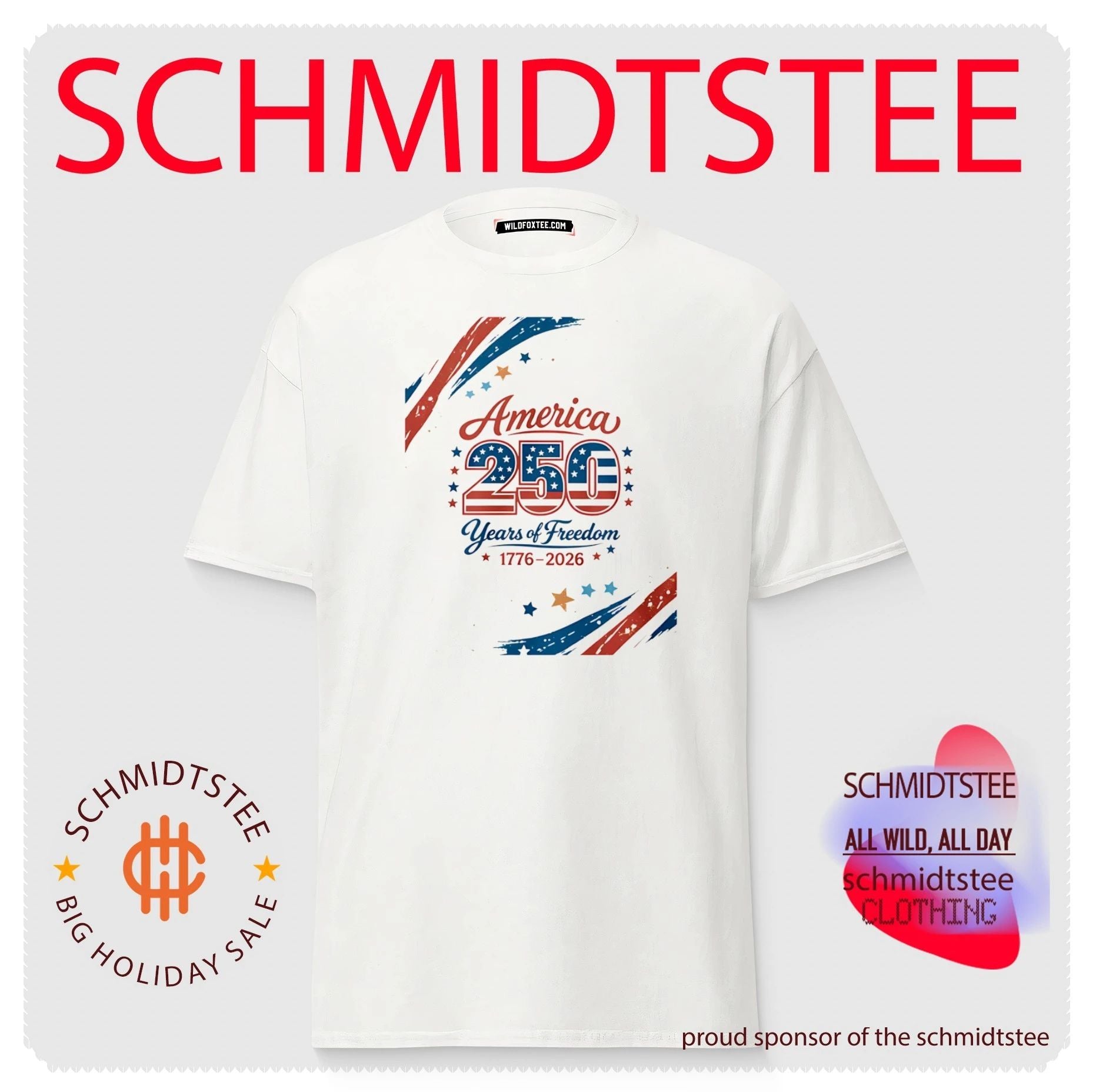 America 250 Years of Freedom 1776-2026 USA shirt