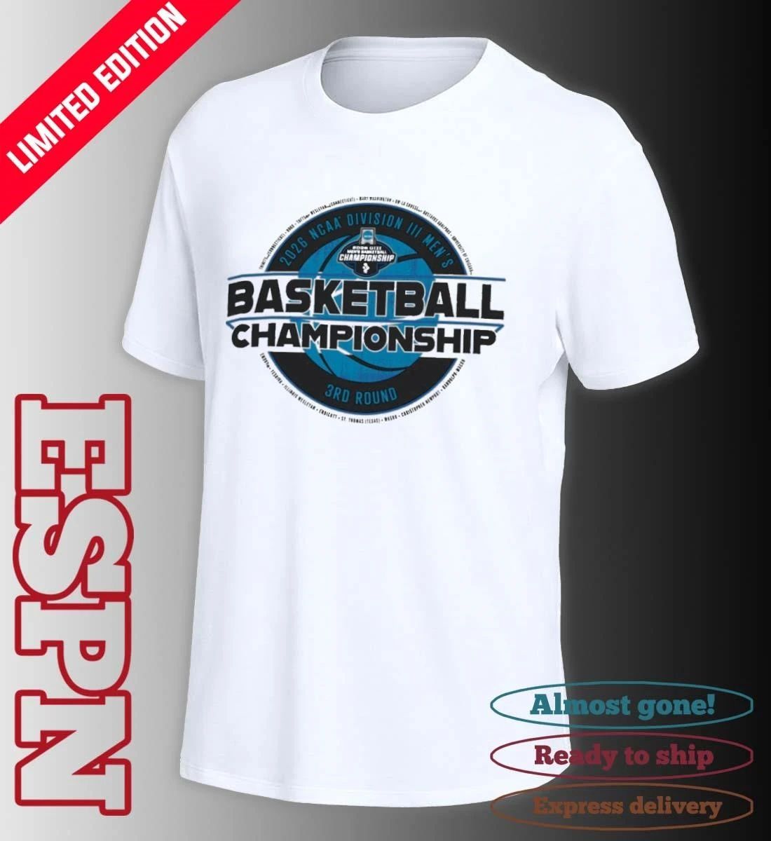 2026 NCAA Division III Men’s Basketball 3rd Round T-Shirt