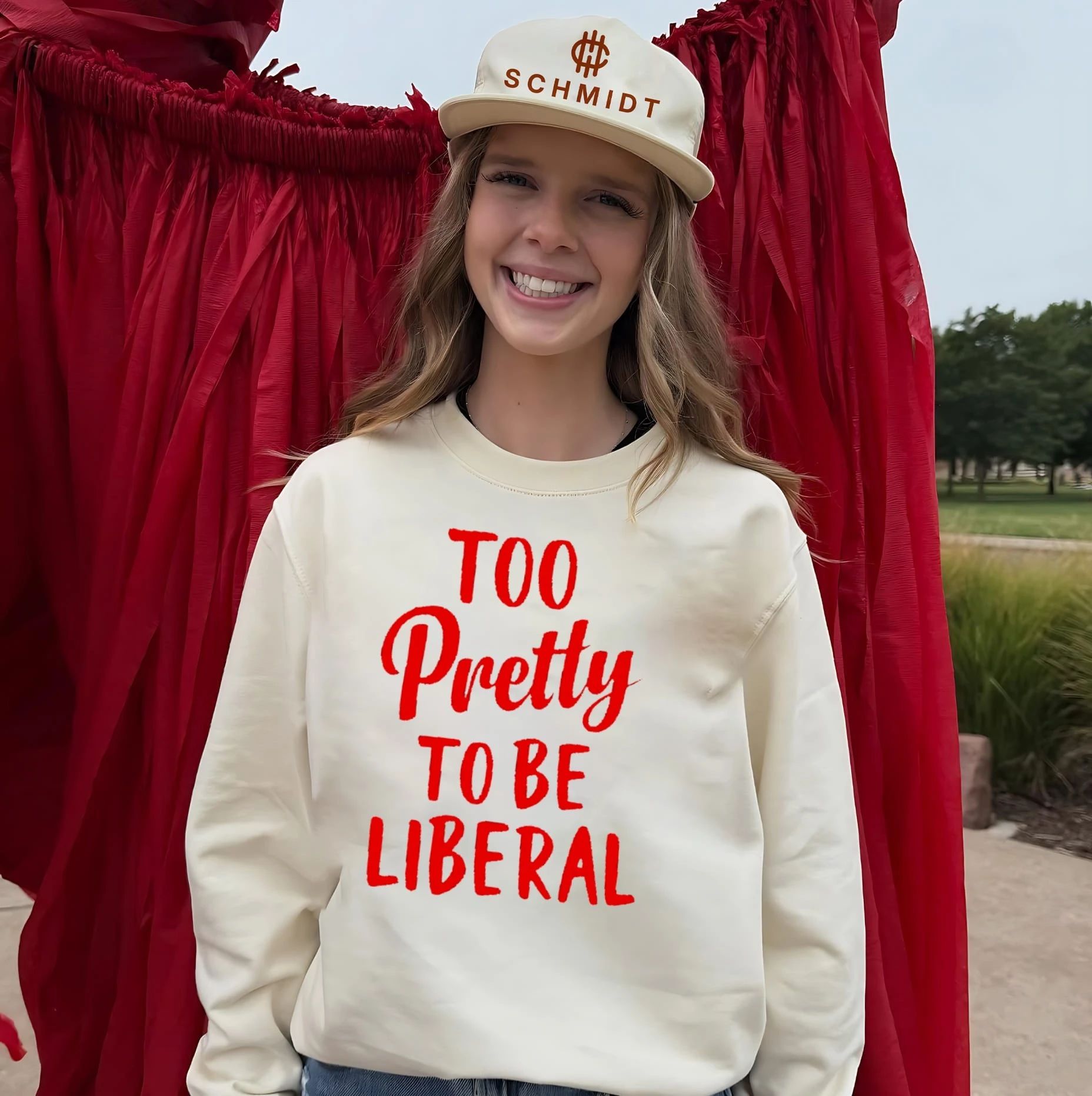 Too Pretty to Be Liberal conservative republican shirt