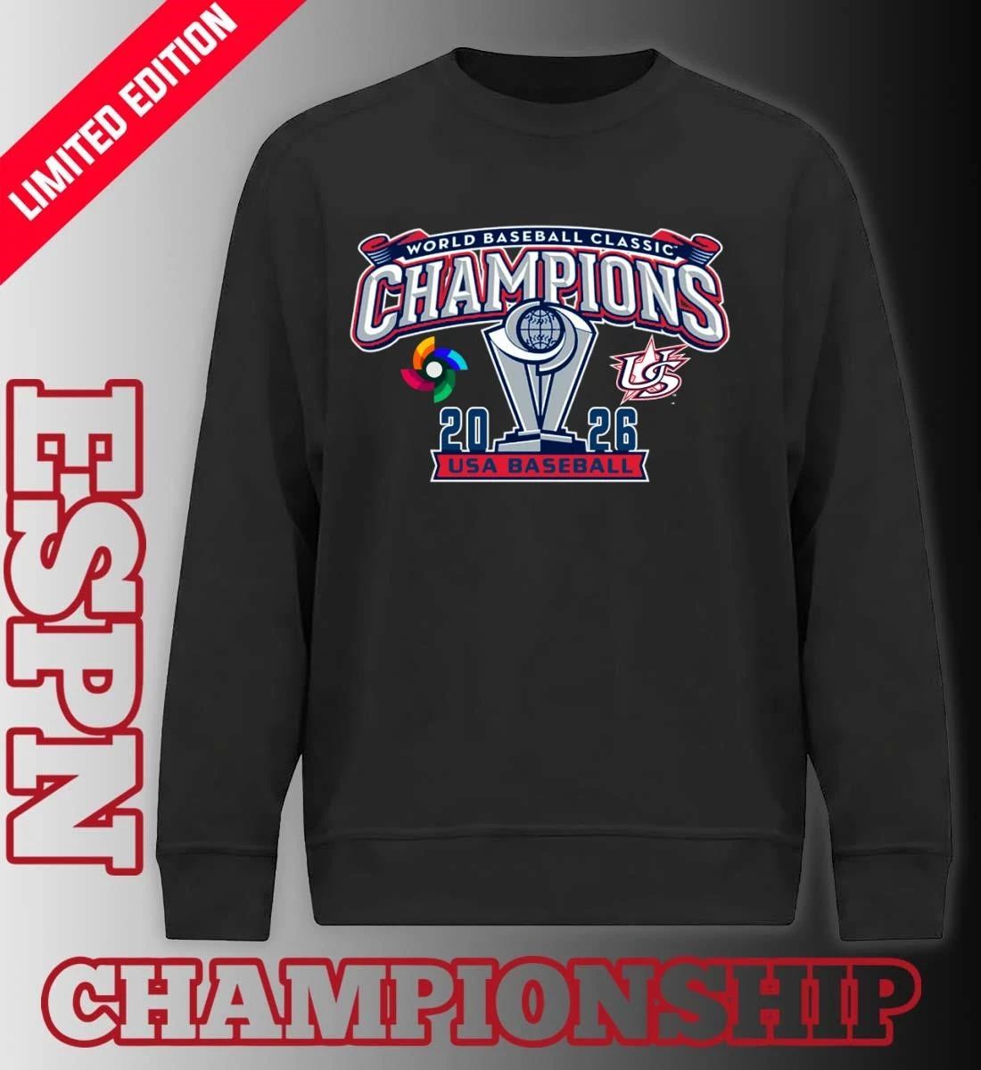 USA Baseball World Baseball Classic 2026 Champions T-Shirt