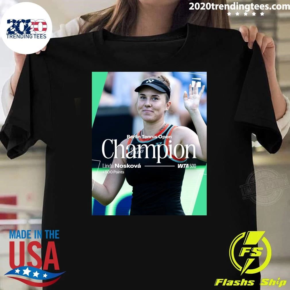 Berlin Tennis Open Champion Linda Nosková WTA 500 Shirt
