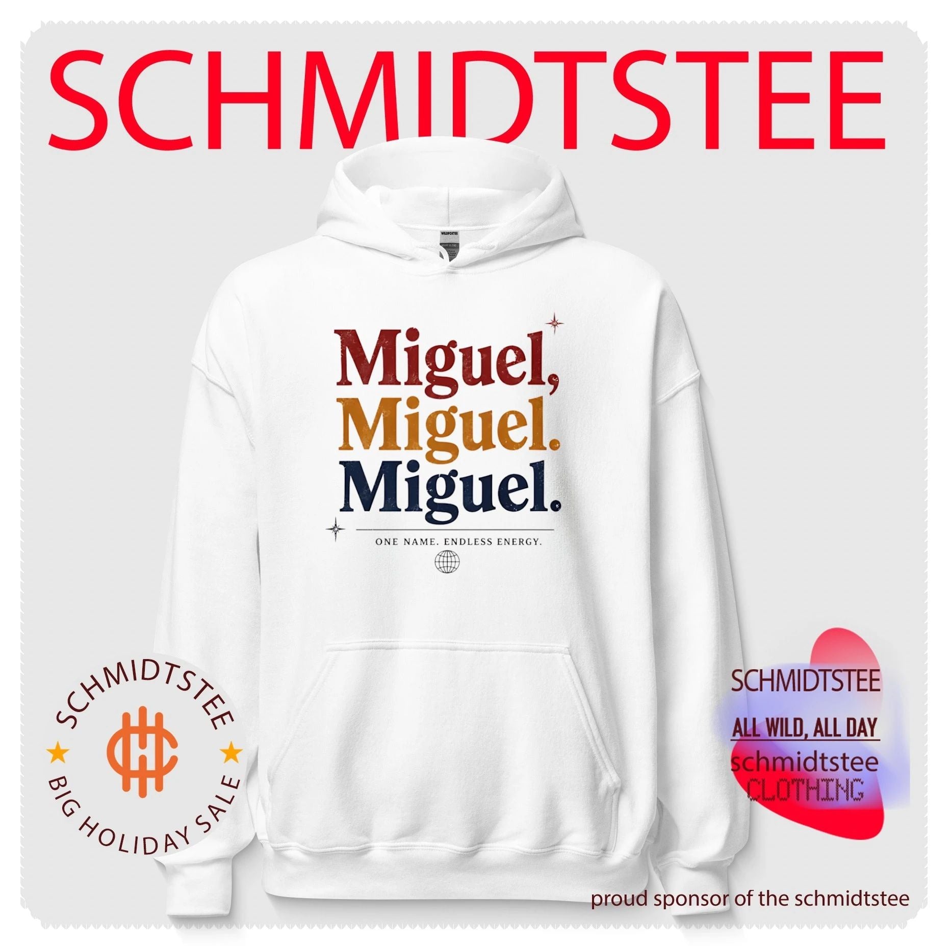 Miguel Miguel Miguel – One Name Endless Energy shirt