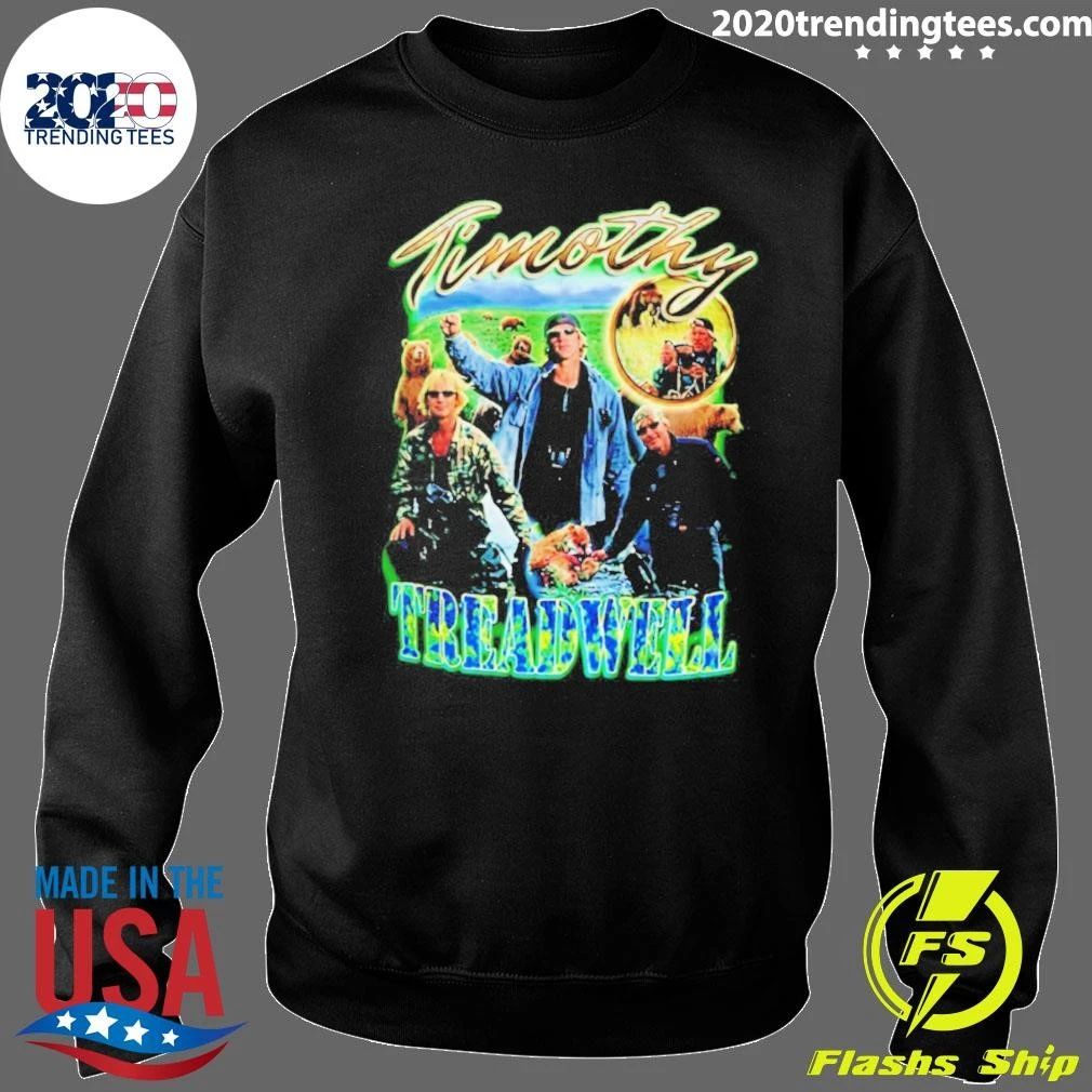 Timothy Treadwell And Bear Picture Collage Shirt