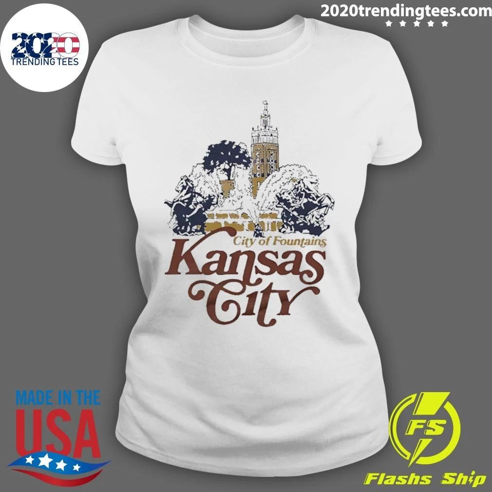 Kansas City City Of Fountains Missouri Shirt