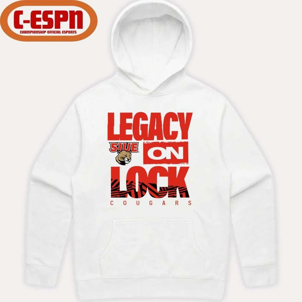 SIUE Cougars Basketball Legacy On Lock Bench Shirt