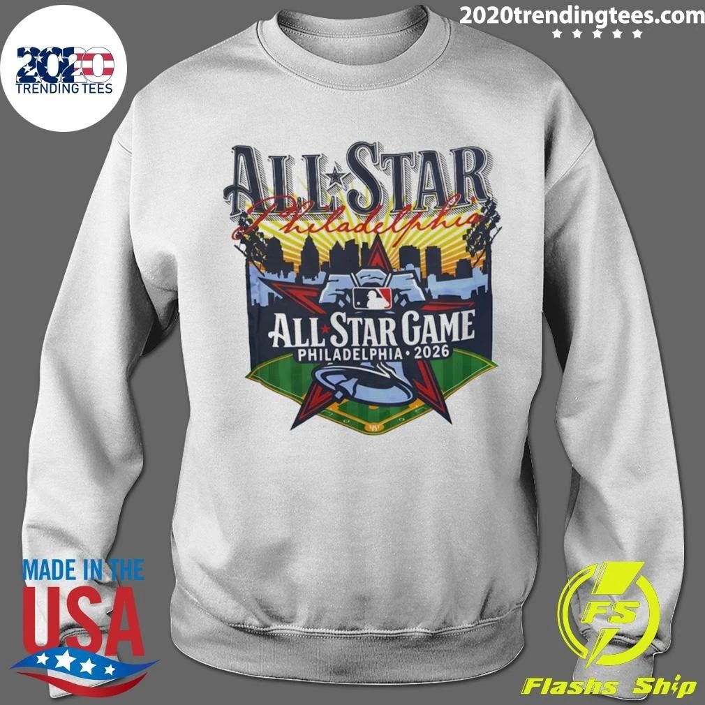 City Skyline Philadelphia Phillies Baseball Mlb 2026 All Star Game Logo Shirt