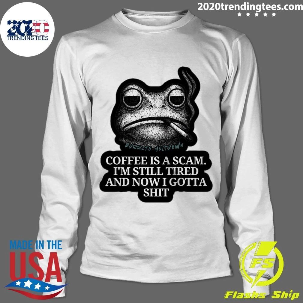 Smoking Frog I Eat Coochie The Same Way A Mf Smokes Newports All The Way Down To The Butt Shirt